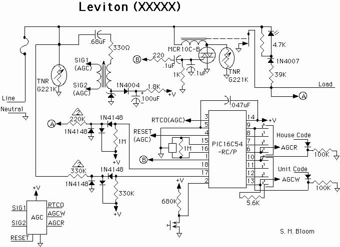 x10-6 Two-Way Light Switch Diagram Tom's Home Automation Webpage